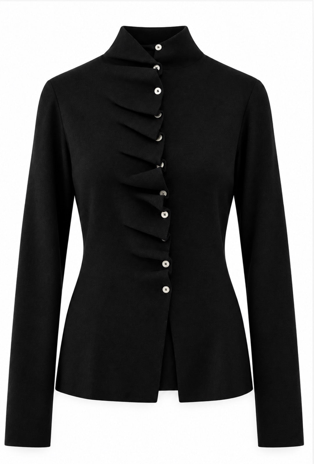 Single-breasted knit cardigan