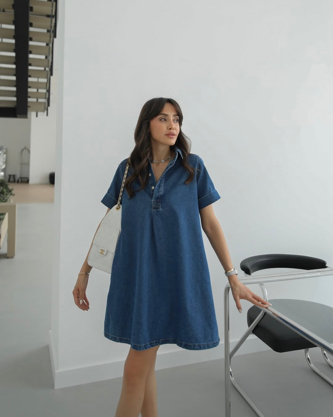 Denim dress