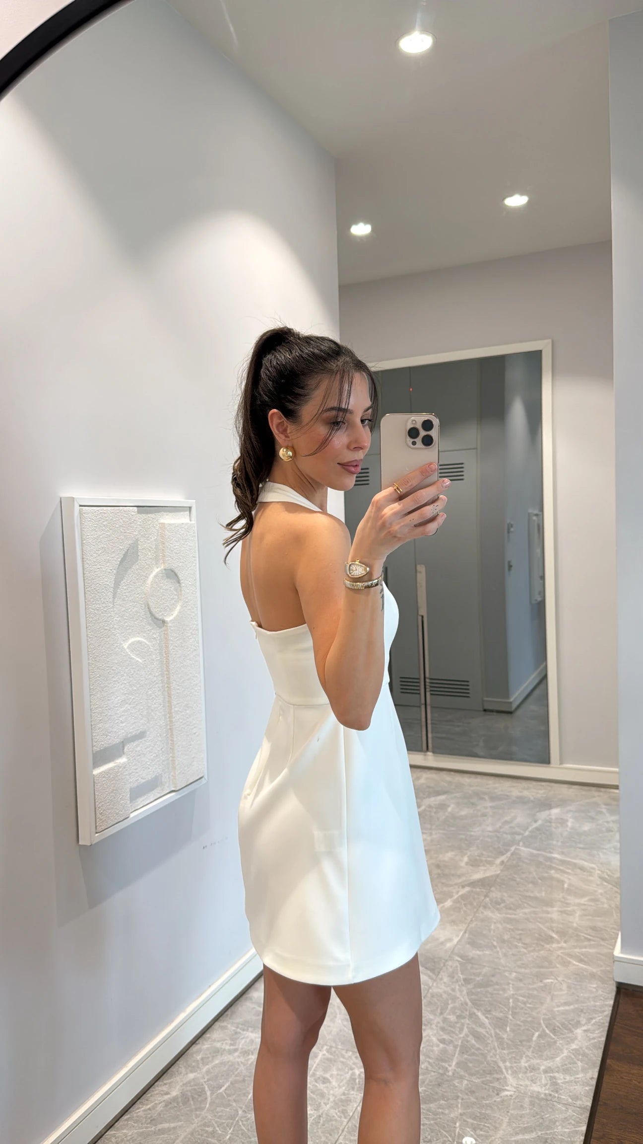 Strappy mini dress