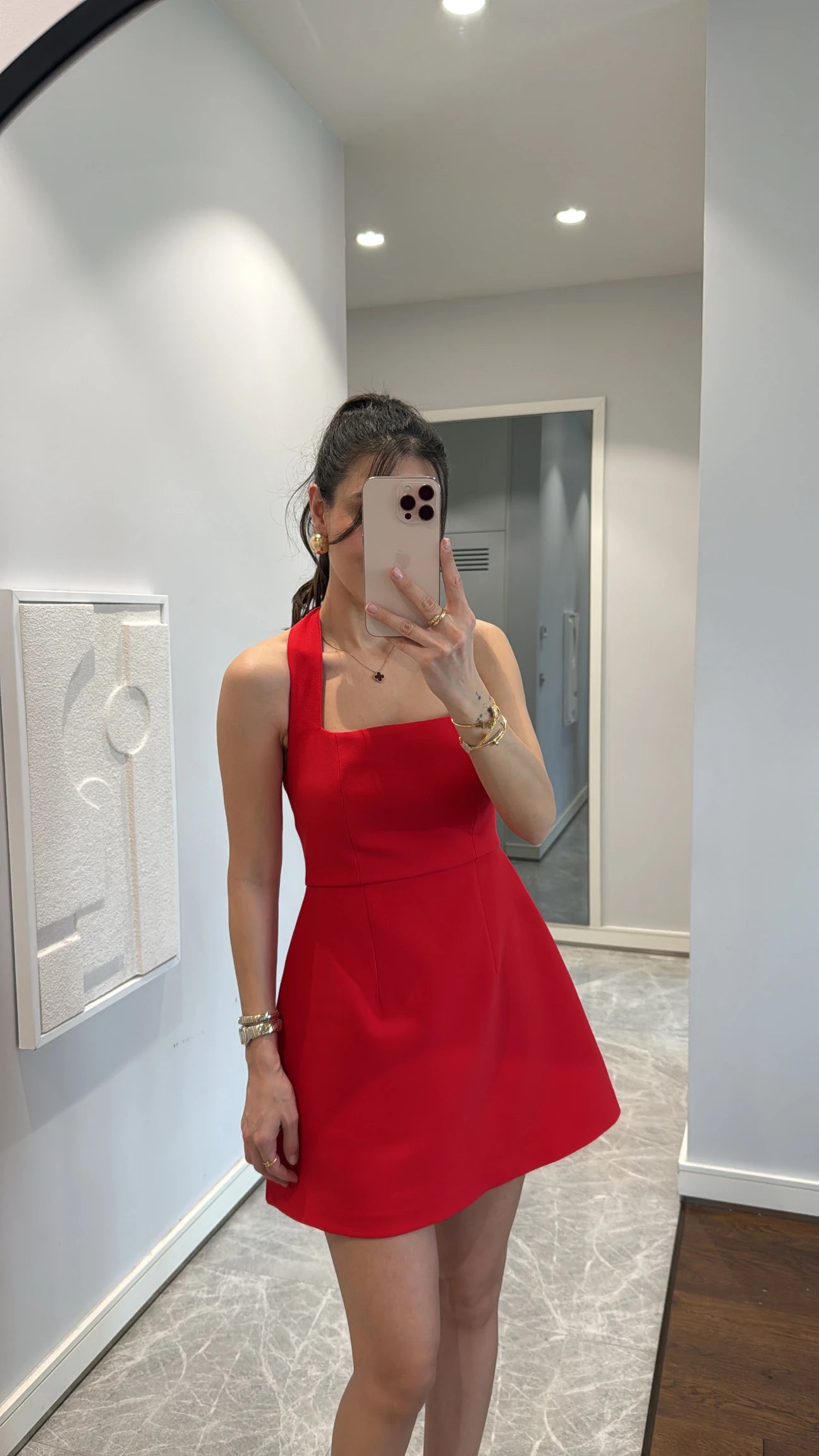 Strappy mini dress