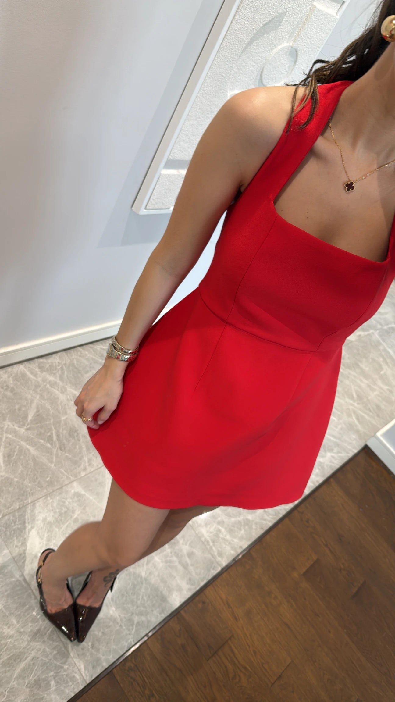 Strappy mini dress