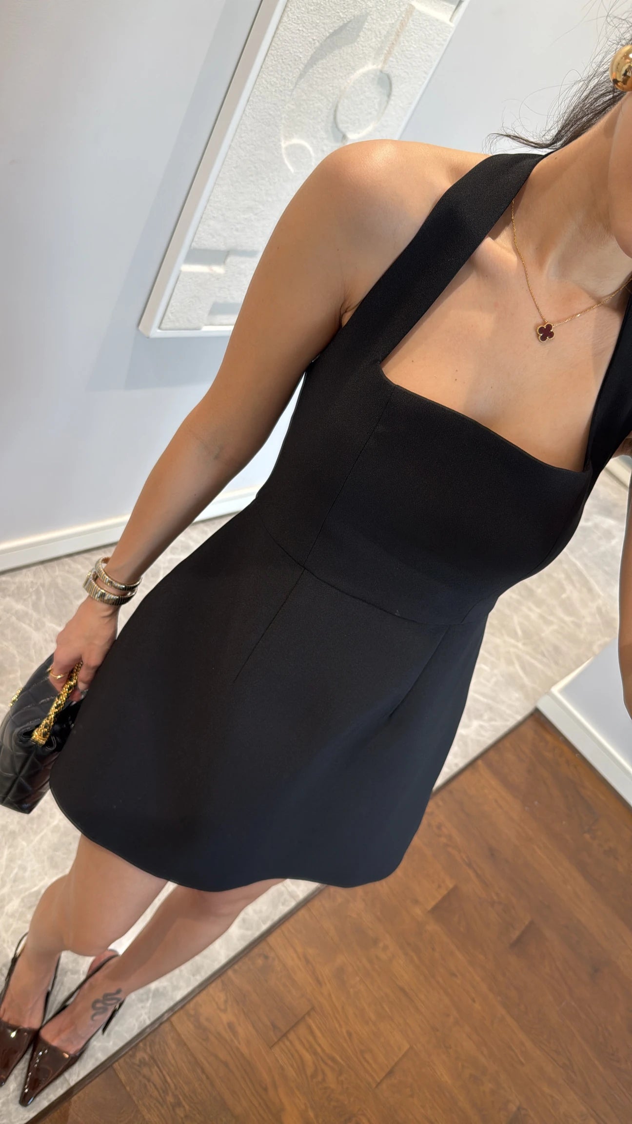 Strappy mini dress