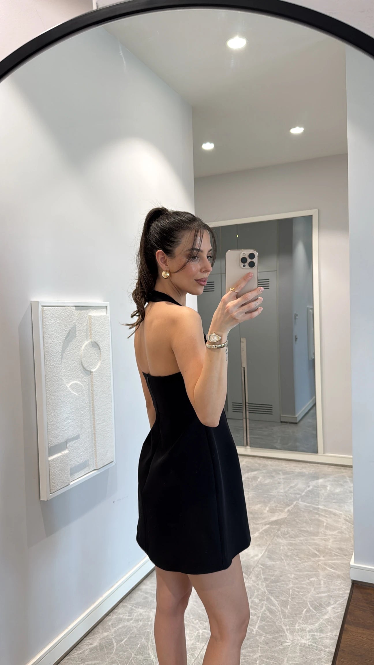 Strappy mini dress