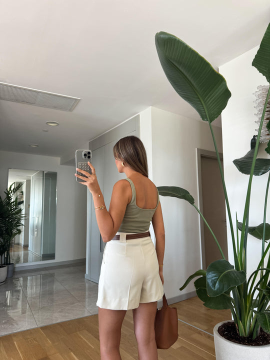 Ribbed tank top