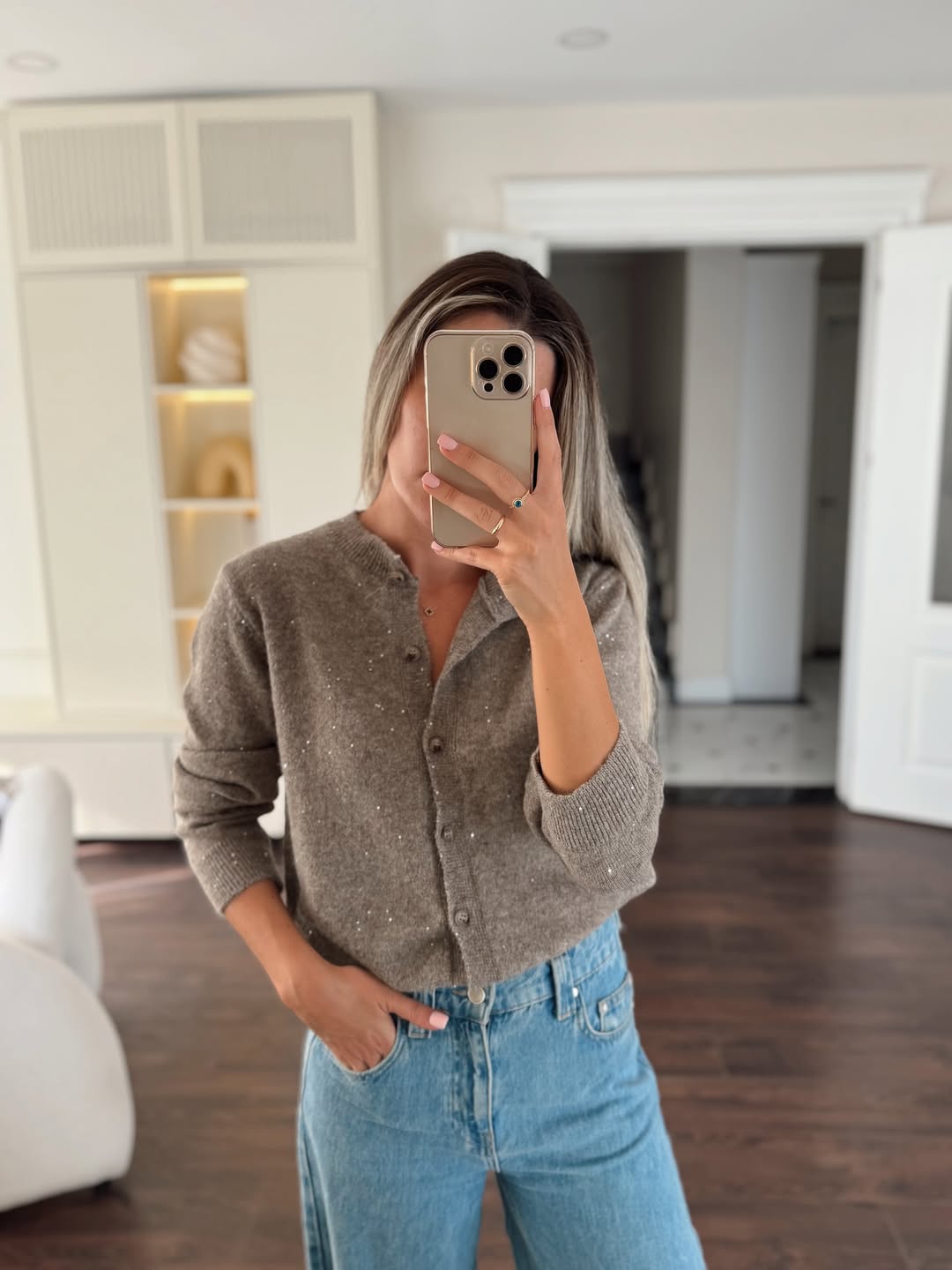 Glittery cardigan