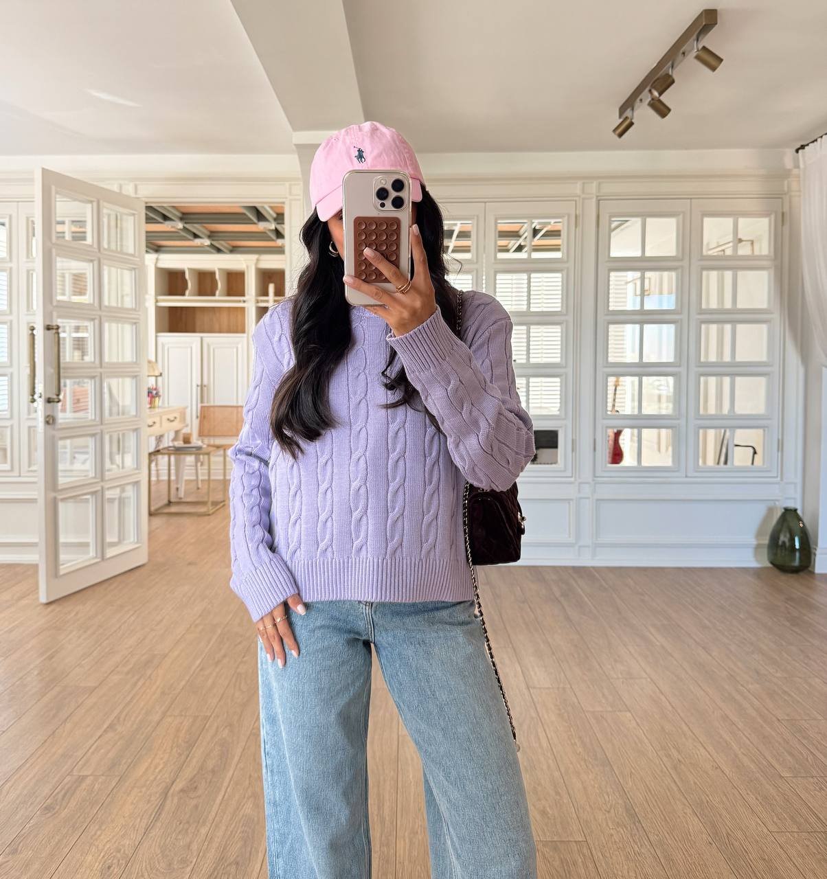Lauren hair knit sweater