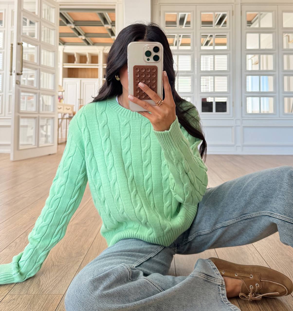 Lauren hair knit sweater