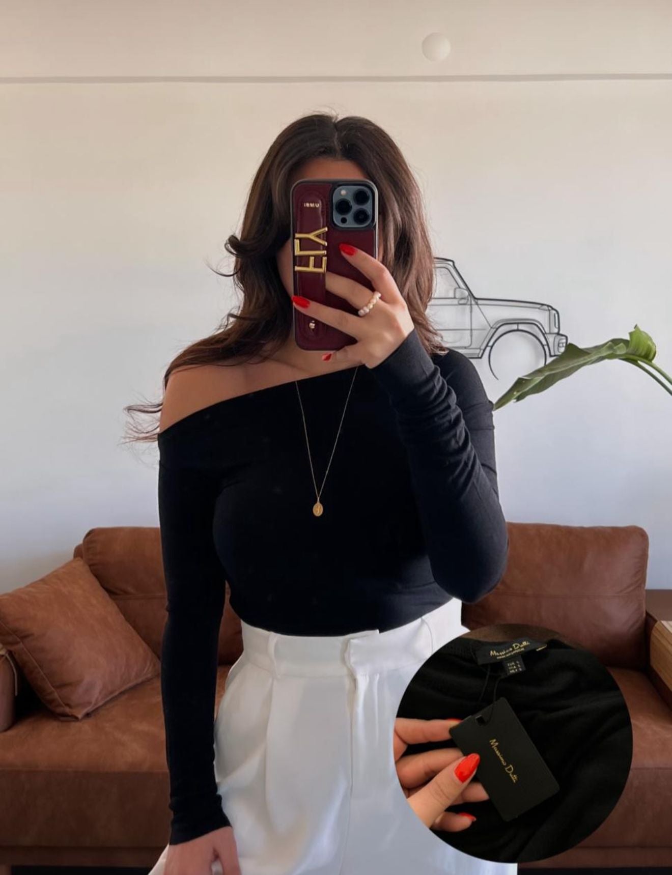 Off shoulder basic tops