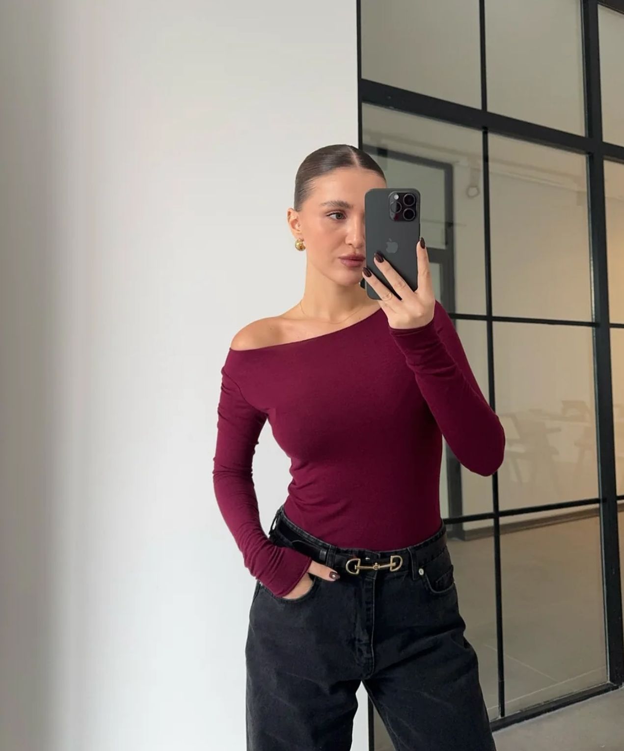 Off shoulder basic tops