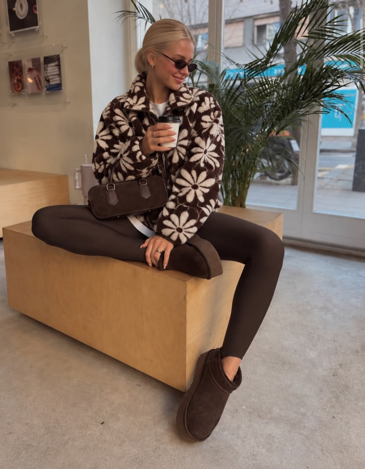 Fleece zip-up jacket
