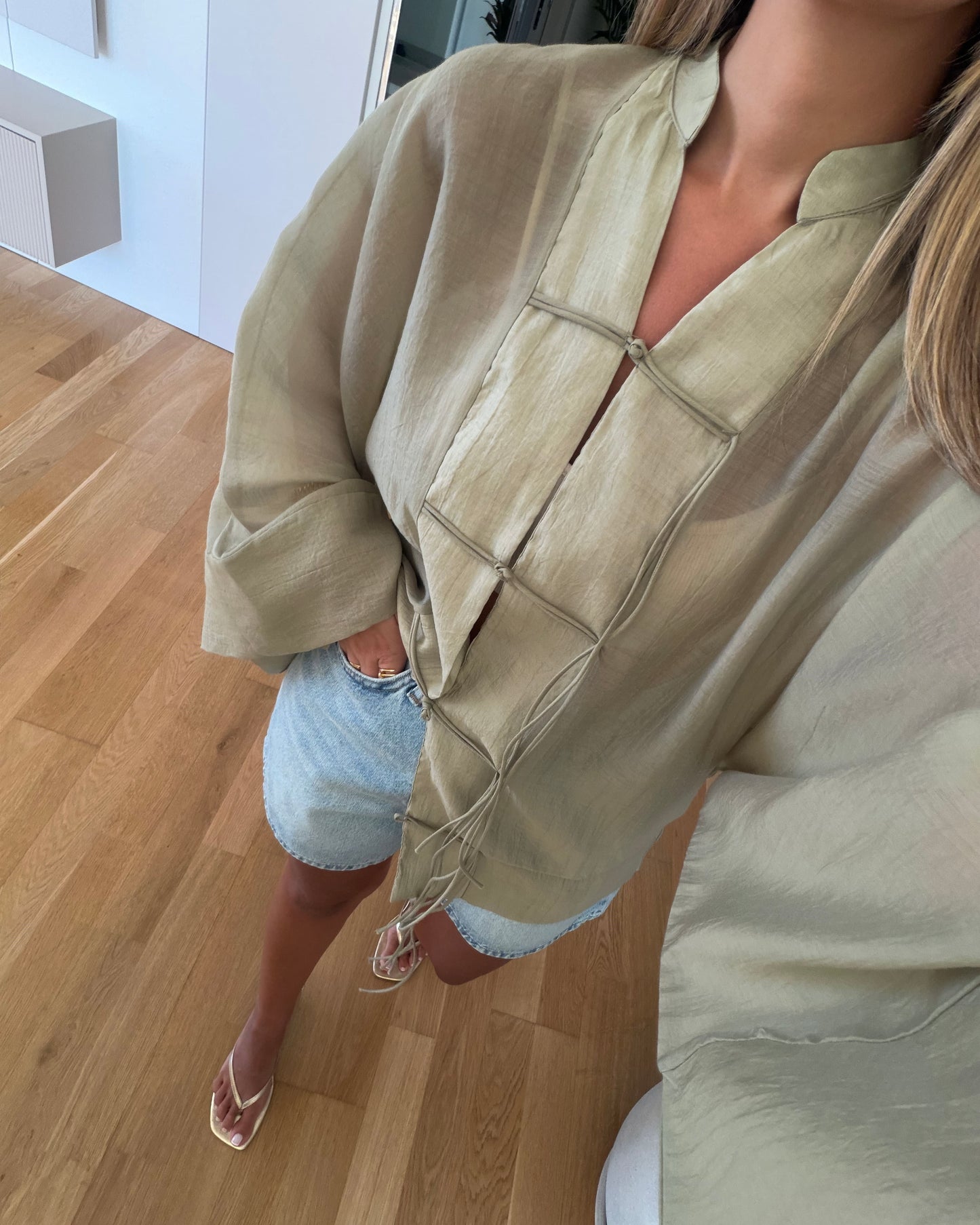 Drawstring Shirt
