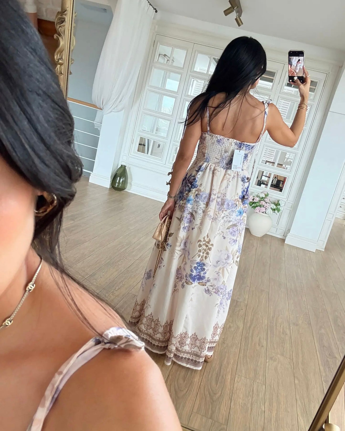 Floral maxi dress