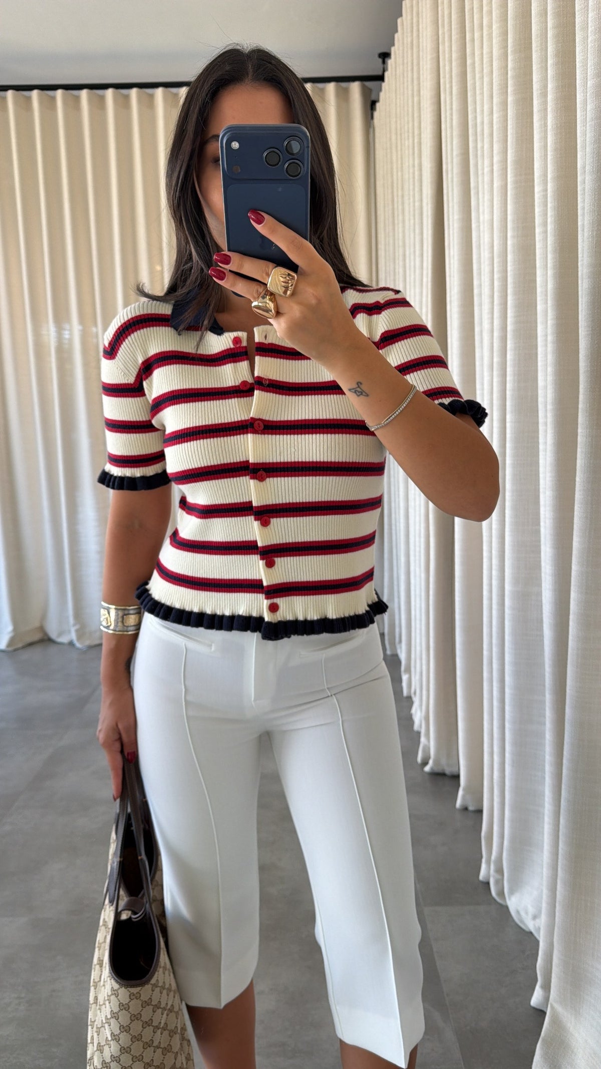 Lars Striped Cardigan