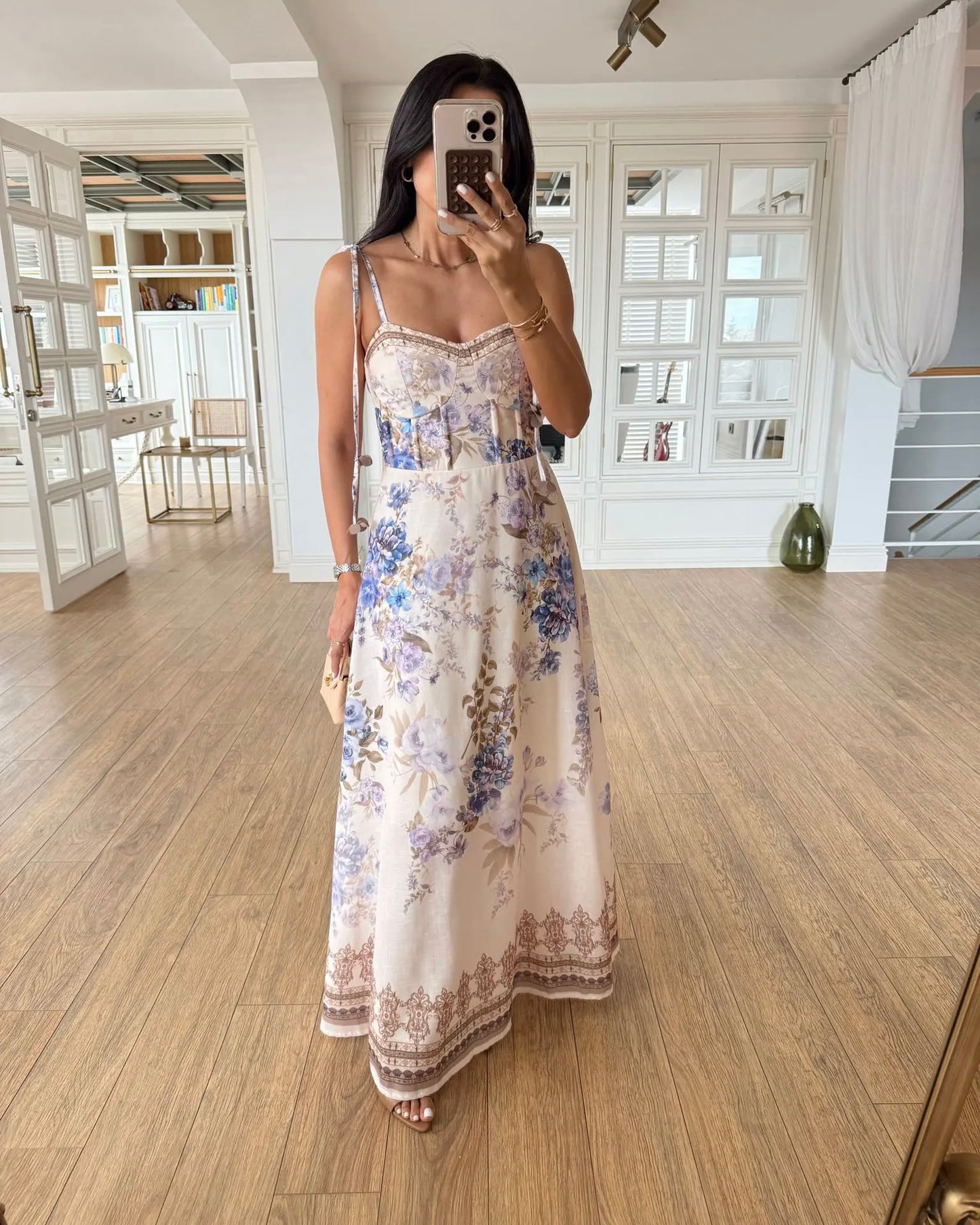 Floral maxi dress