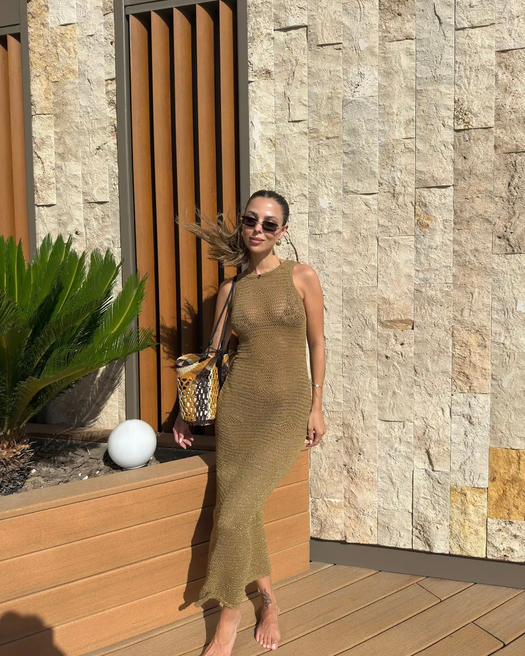 Maxi beach dress