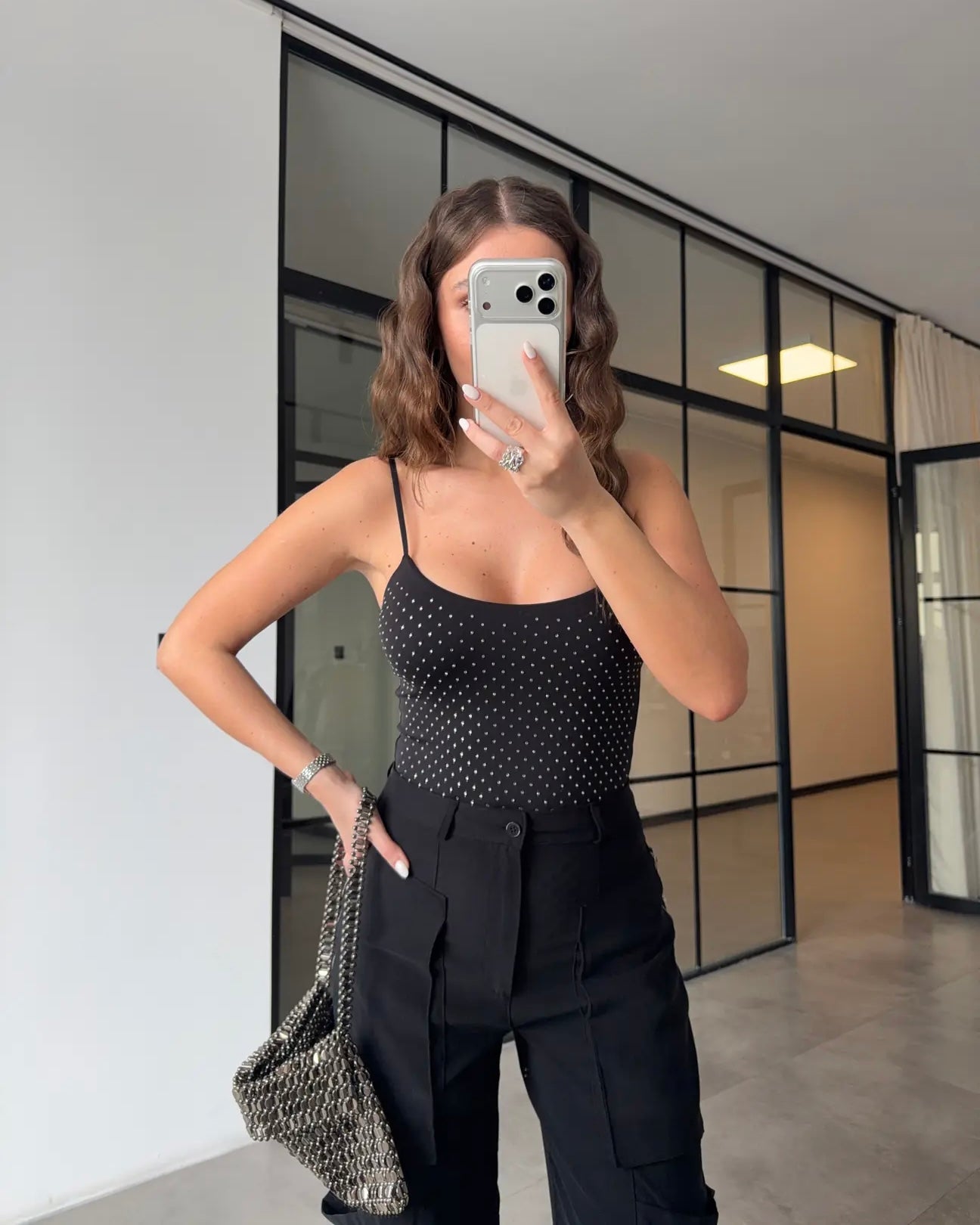 Strappy, sparkling, embellished bodysuit