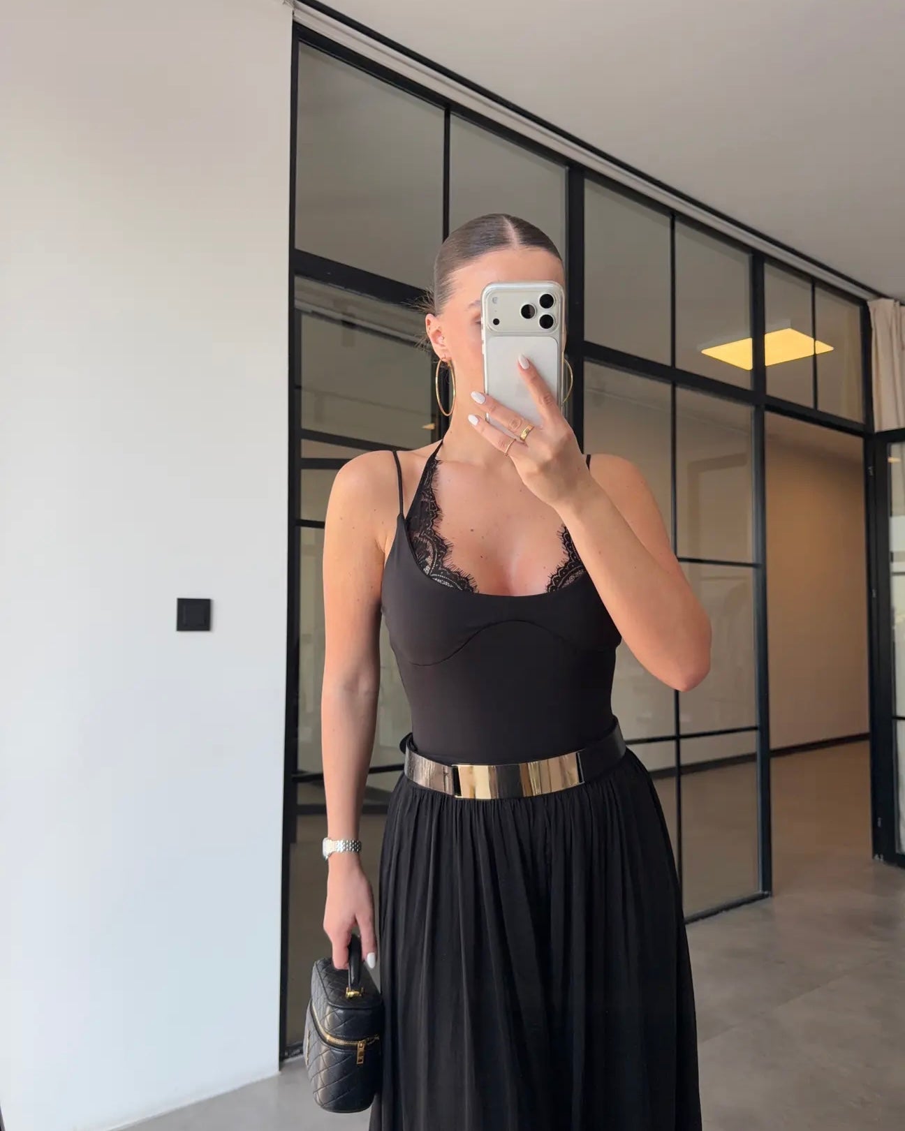 Lace detail bodysuit