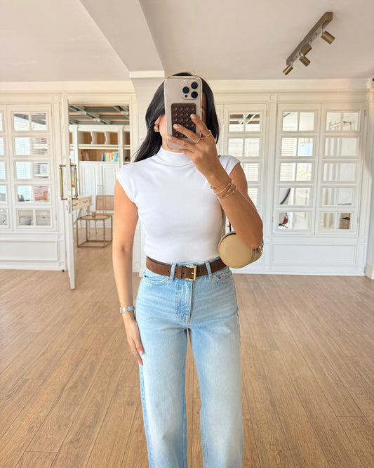 Olga Ribana High Neck Blouse