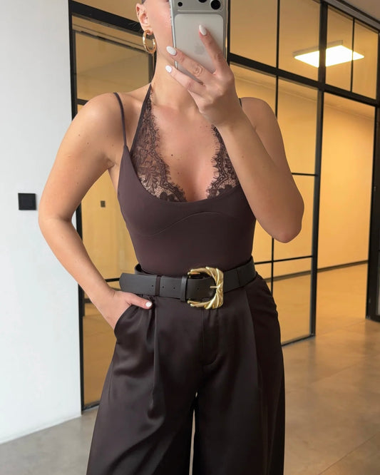 Lace detail bodysuit