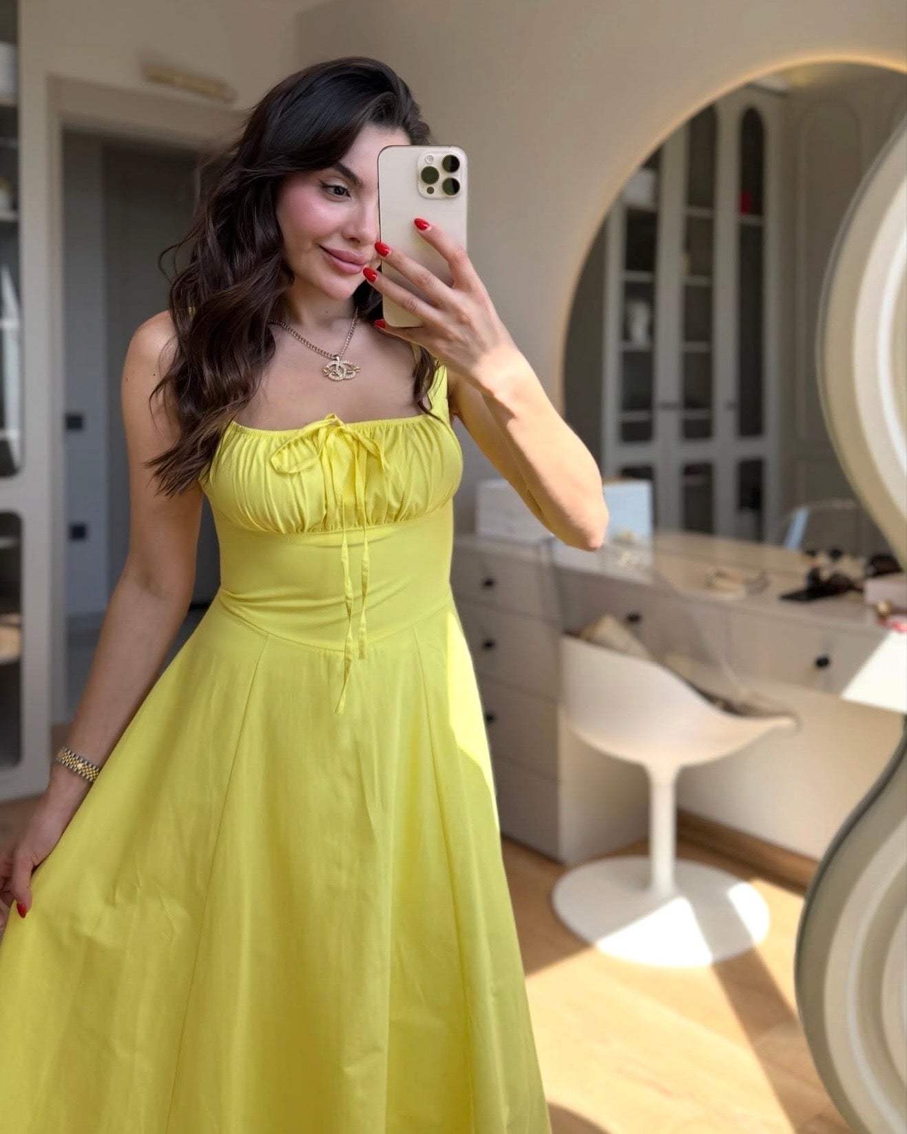 Lightweight long dress