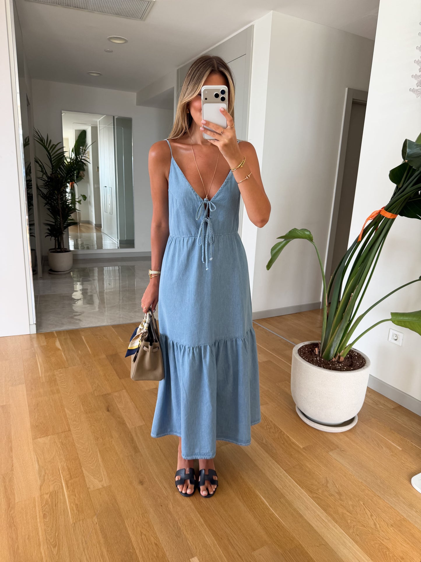 Denim dress