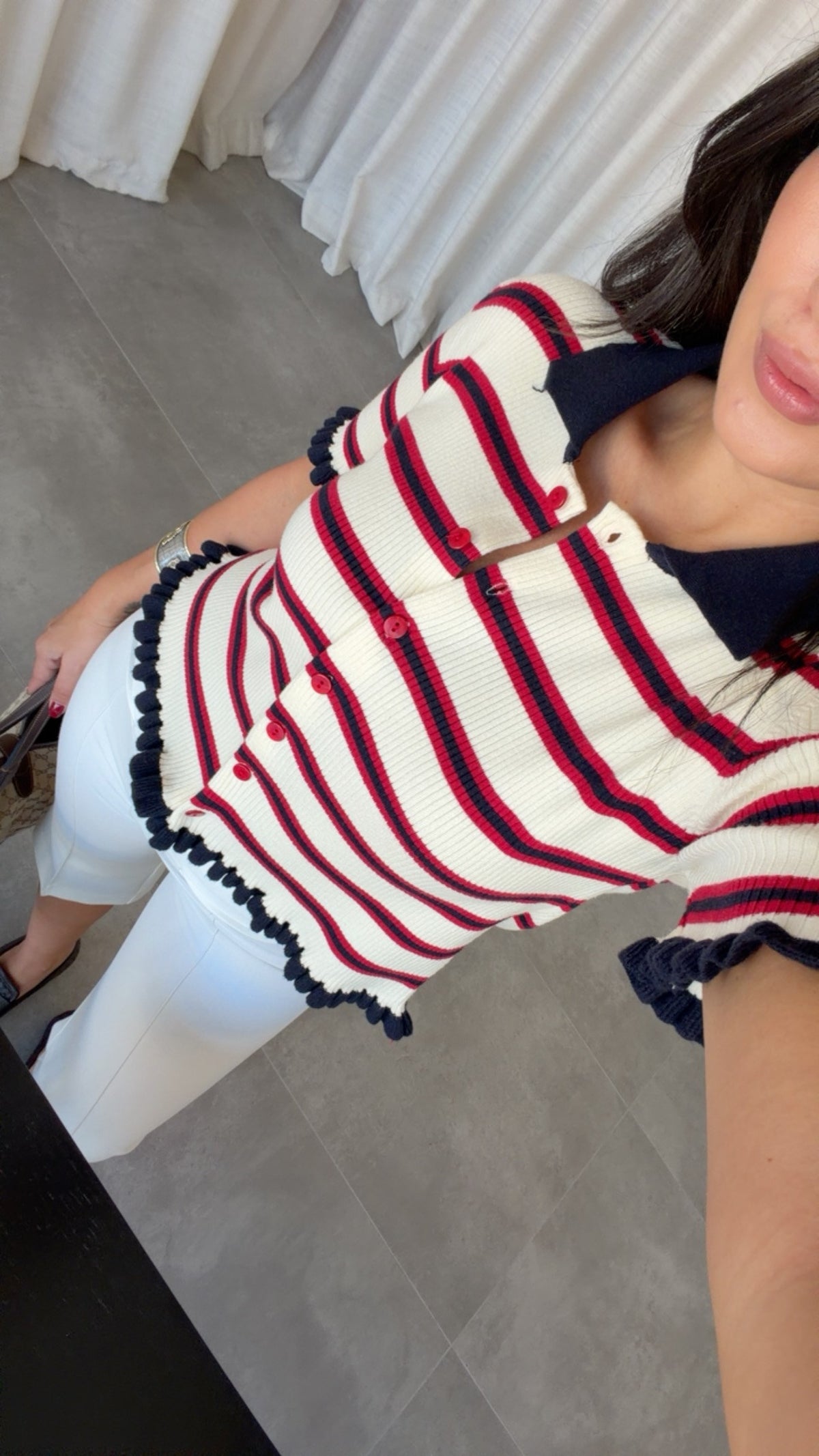Lars Striped Cardigan