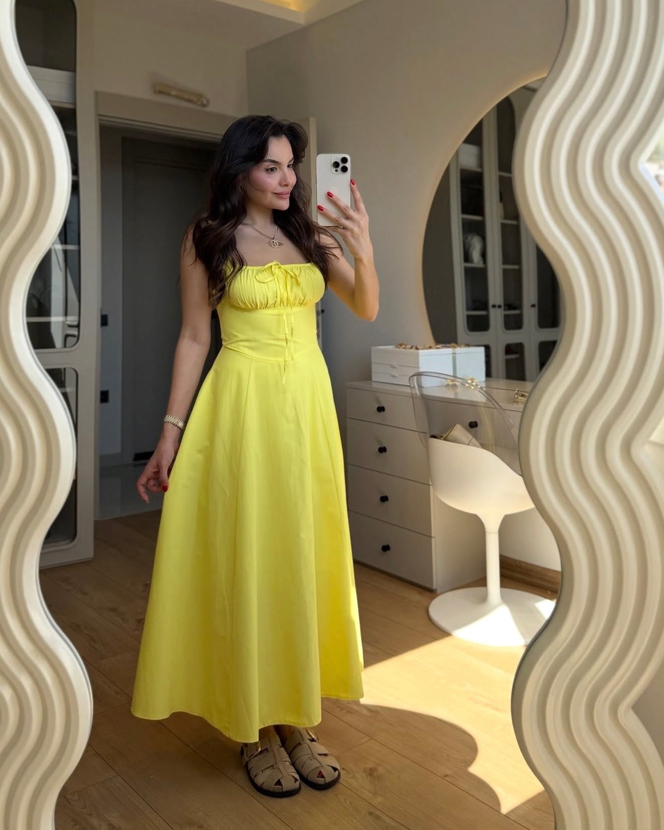 Lightweight long dress