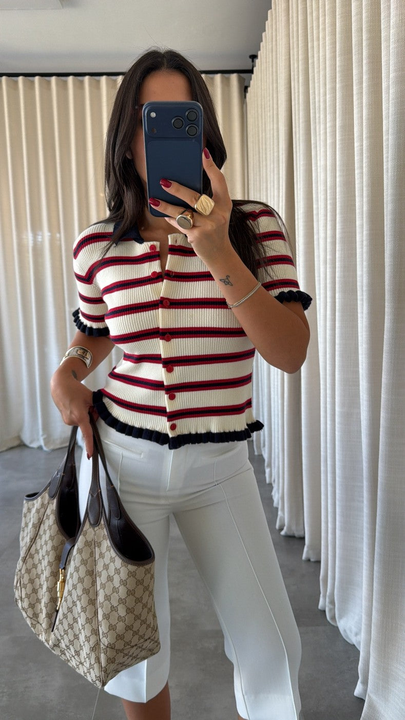 Lars Striped Cardigan