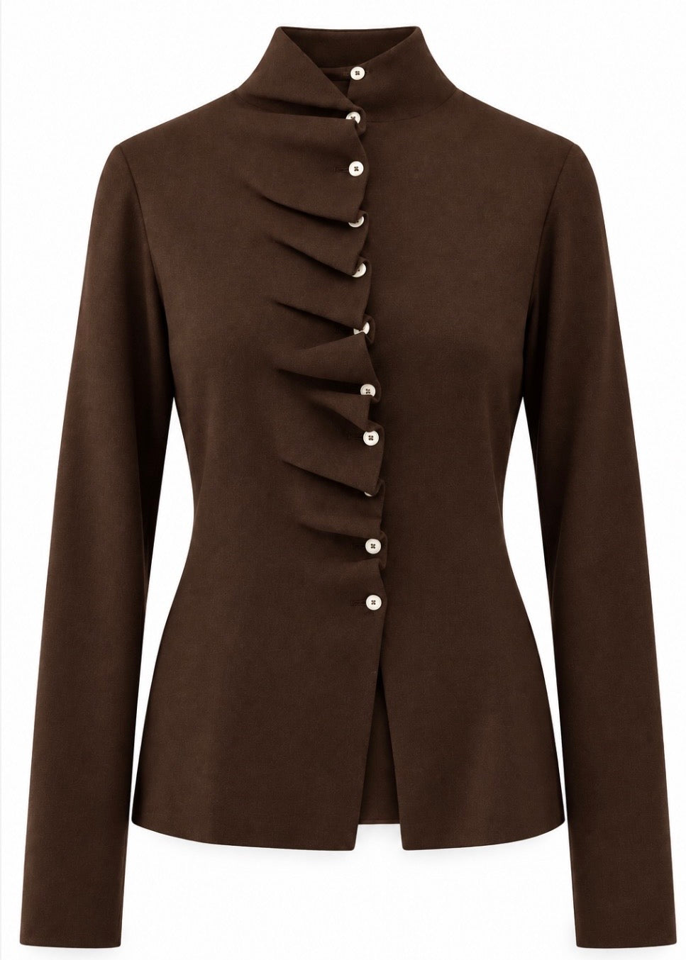 Single-breasted knit cardigan