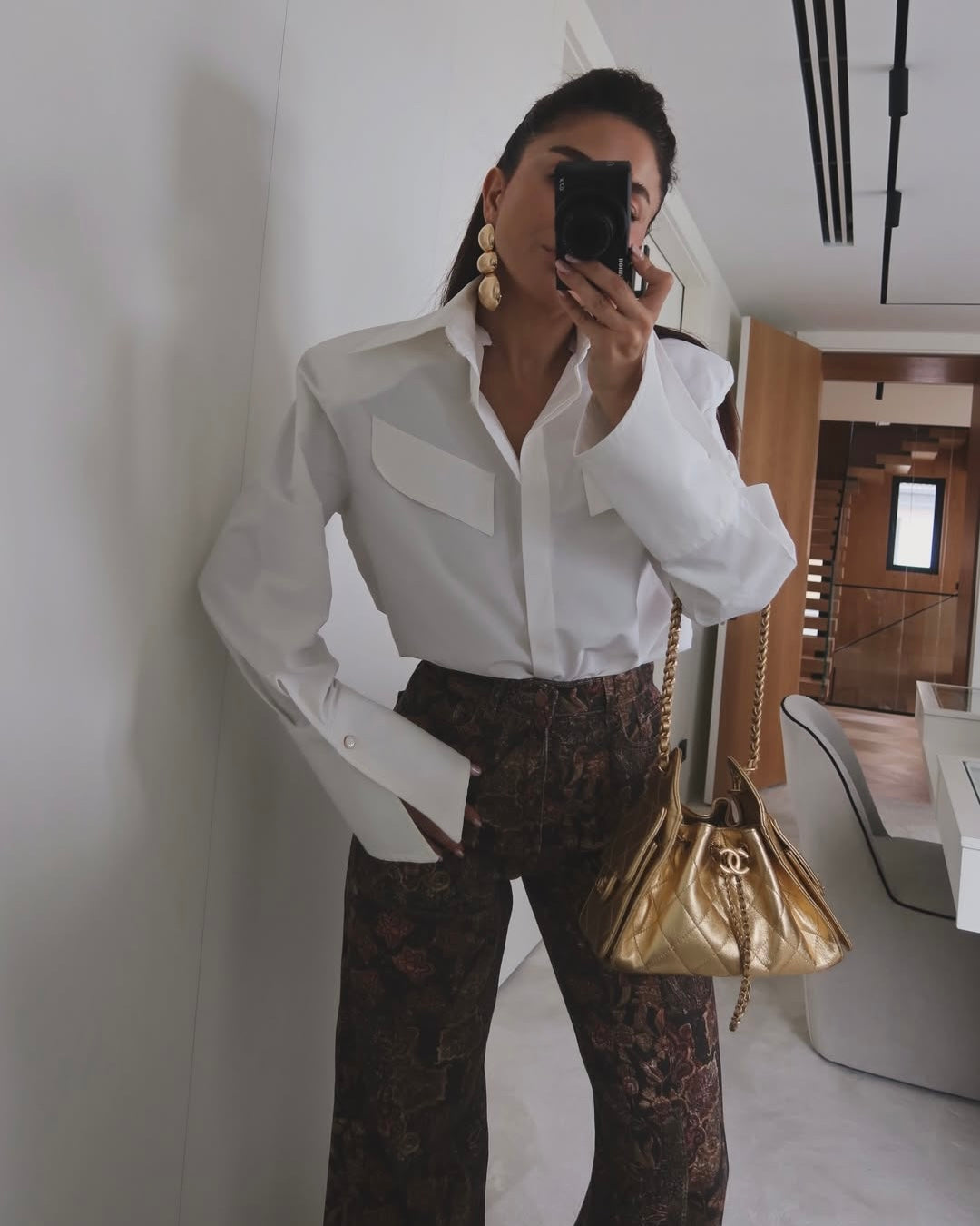 Padded classic shirt