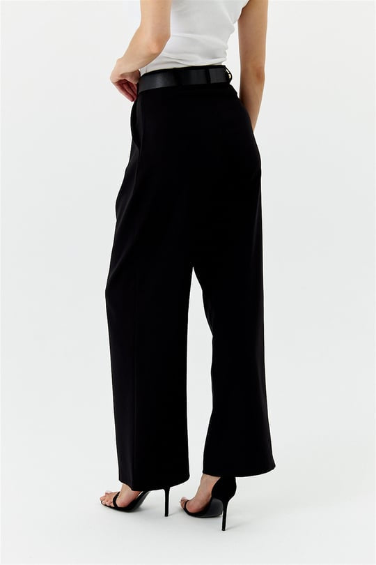 Darted Palazzo Trousers