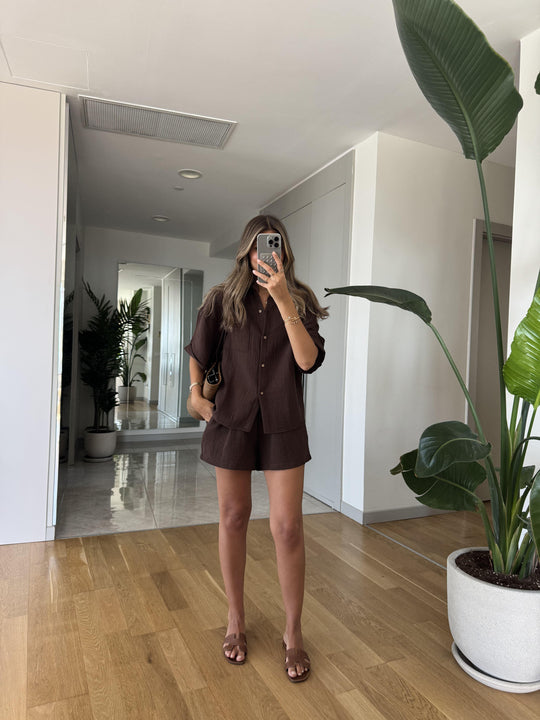 Posse muslin shorts set