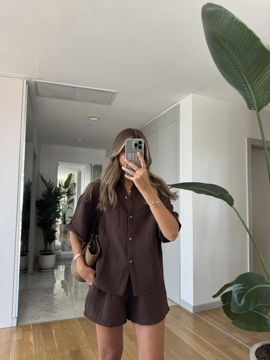 Posse muslin shorts set