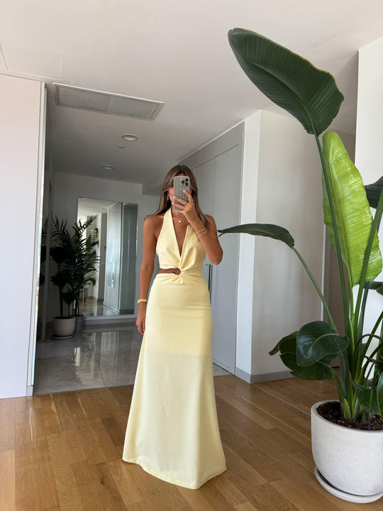 Devon Cupro midi dress
