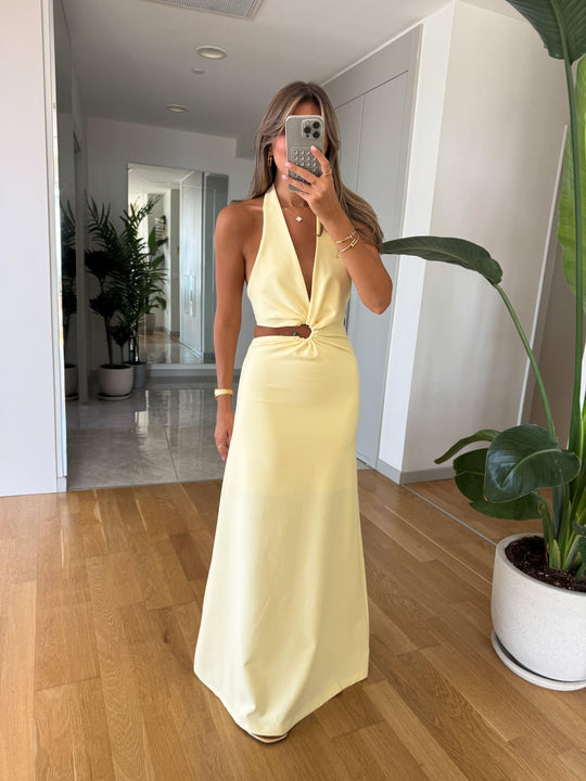 Devon Cupro midi dress