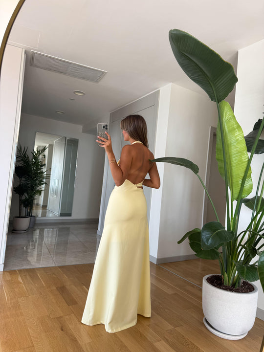 Devon Cupro midi dress