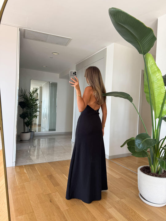 Devon Cupro midi dress