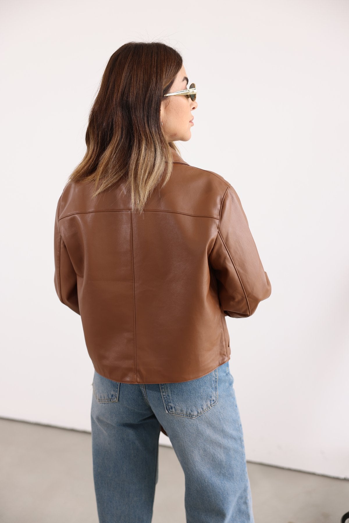 Classic leather jacket