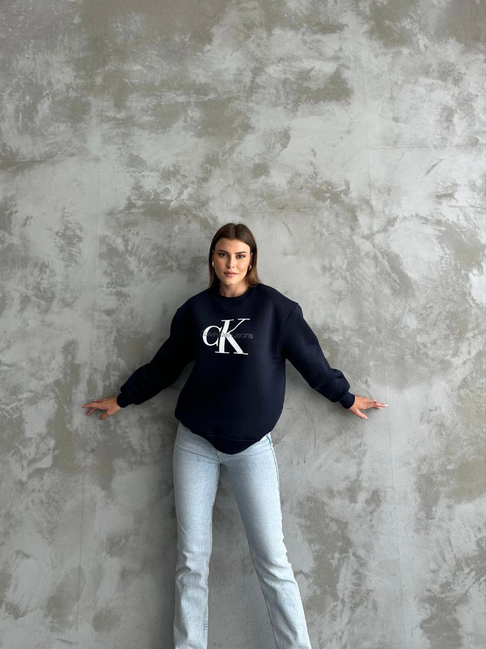 CK Brand oversized hoodie