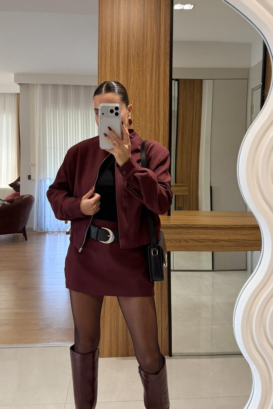 Scarlett jacket short skirt set