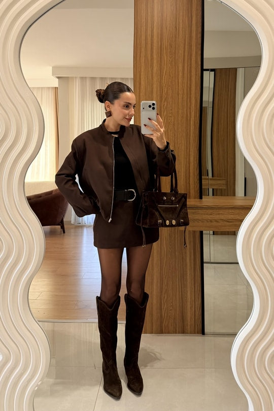 Scarlett jacket short skirt set