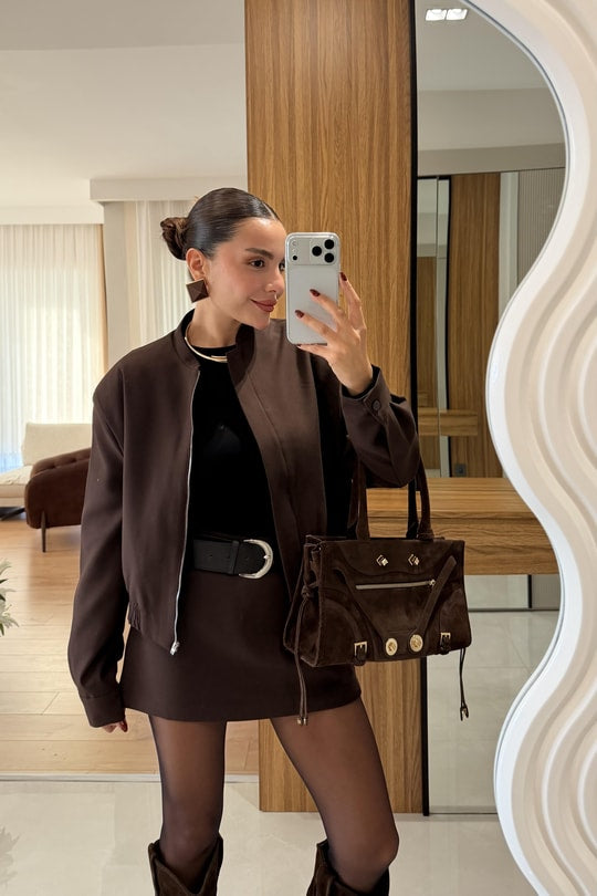 Scarlett jacket short skirt set