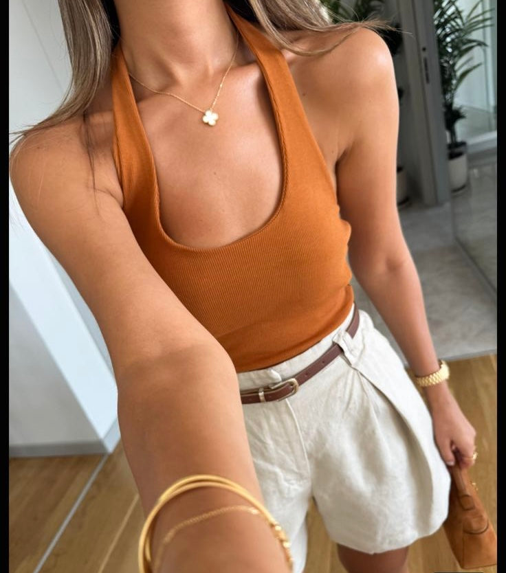Ribbed tank top
